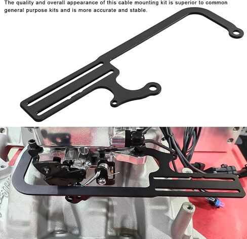 304147 ez-efi cable mount kit ، قوس قوس الكابلات الكابل الخانق القابل للتعديل ، قوس المكربن ​​من الألومنيوم ، كابلات تلفزيون ناقل الحركة التلقائي in Kuwait