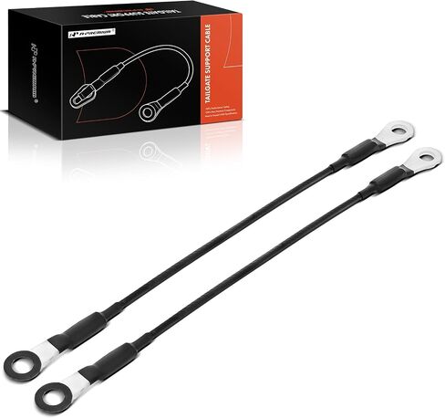 A-Premium Tailgate Support Cable Compatible with Chevrolet & GMC Vehicles - 2017 2018 2019 Silverado 1500 2500 3500 Sierra 1500 2500 3500, Rear Tailgate Driver and Passenger Side, 2-PC Set in Saudi Arabia