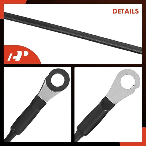 A-Premium Tailgate Support Cable Compatible with Chevrolet & GMC Vehicles - 2017 2018 2019 Silverado 1500 2500 3500 Sierra 1500 2500 3500, Rear Tailgate Driver and Passenger Side, 2-PC Set in Saudi Arabia