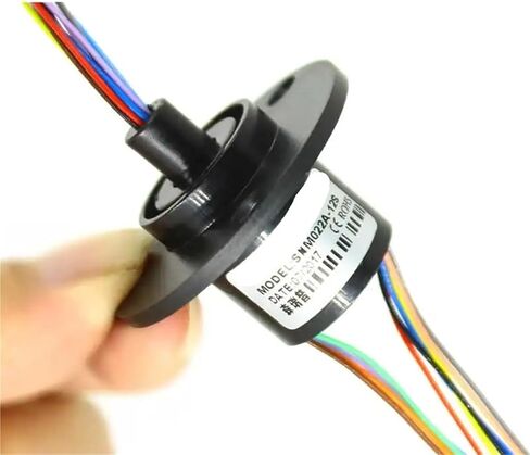 1pc 12 Wires Mini Slip Ring Dia 22mm Signal 2A شفة in Kuwait