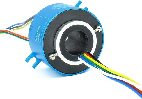 Through Hole Slip Ring ID 20mm OD56mm 6/12CH 10A Conductive Rotary Joint Electric Slipring Connector(20X56mm 12CH 10A) in Saudi Arabia