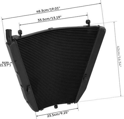 TCMT Aluminum Radiator Cooling Cooler Fit For Honda CBR1000RR CBR 1000RR 2004-2005 CBR1000RR Repsol 2005 in Saudi Arabia
