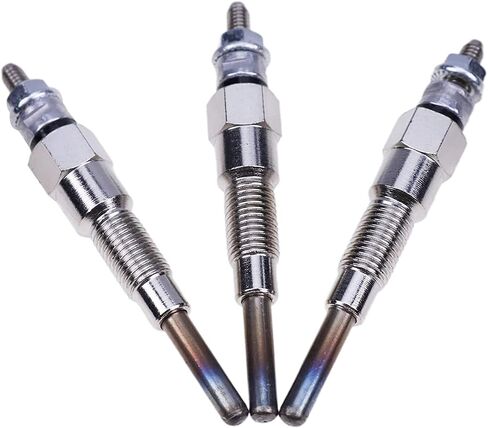 Ztuoauma 3x Glow Plugs 16851-65510 16851-65512 6563734 1900-1002 for Kubota Tractor B1700D B1700E V1505 V1305 Z482 RTV900 RTV1100 D722 D902 D905 D1005 D1105 D1105 BOBCAT 553 Stens in Saudi Arabia