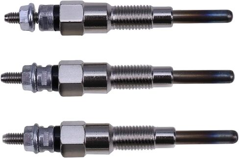 Ztuoauma 3x Glow Plugs 16851-65510 16851-65512 6563734 1900-1002 for Kubota Tractor B1700D B1700E V1505 V1305 Z482 RTV900 RTV1100 D722 D902 D905 D1005 D1105 D1105 BOBCAT 553 Stens in Saudi Arabia