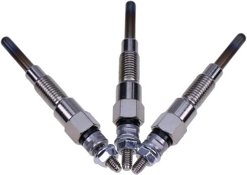 Ztuoauma 3x Glow Plugs 16851-65510 16851-65512 6563734 1900-1002 for Kubota Tractor B1700D B1700E V1505 V1305 Z482 RTV900 RTV1100 D722 D902 D905 D1005 D1105 D1105 BOBCAT 553 Stens in Saudi Arabia
