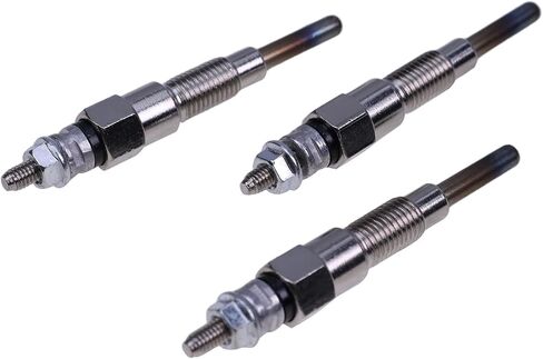 Ztuoauma 3x Glow Plugs 16851-65510 16851-65512 6563734 1900-1002 for Kubota Tractor B1700D B1700E V1505 V1305 Z482 RTV900 RTV1100 D722 D902 D905 D1005 D1105 D1105 BOBCAT 553 Stens in Saudi Arabia
