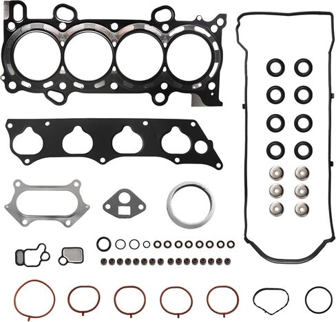 HS26435PT Cylinder Head Gasket مجموعة مناسبة لـ Honda Accord 2008-2013/Civic 2012-2015/CR-V 2010-2014/Crosstour 2012-2015 ، لـ Acura ILX 2013-2015 ، لـ Acura TSX 2009-2013 ، 2.4L L4 in Saudi Arabia