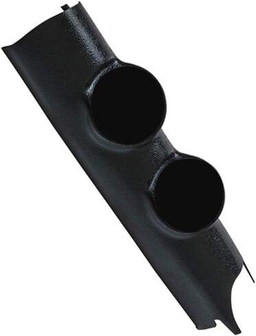 GlowShift Black Dual Plugy Gauge Pod متوافق مع Jeep Wrangler JK 2011-2018-ABS Plastic-Mounts (2) 2-1/16 " in Saudi Arabia