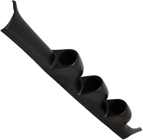 GlowShift Black Triple Pillar Gauge Pod Compatible with Honda Civic 1996-2000 - ABS Plastic - Mounts (3) 2-1/16" (52mm) Gauges to Vehicle's A-Pillar in Saudi Arabia