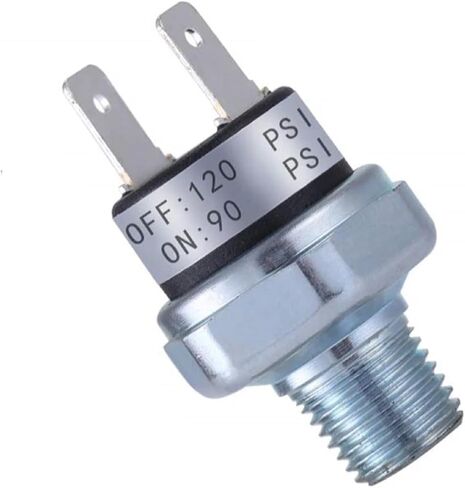 مفتاح ضغط ضاغط الهواء ، 1/4 بوصة NPT ، 12V/24V DC ، سبيكة الألومنيوم (170-200PSI) in Saudi Arabia