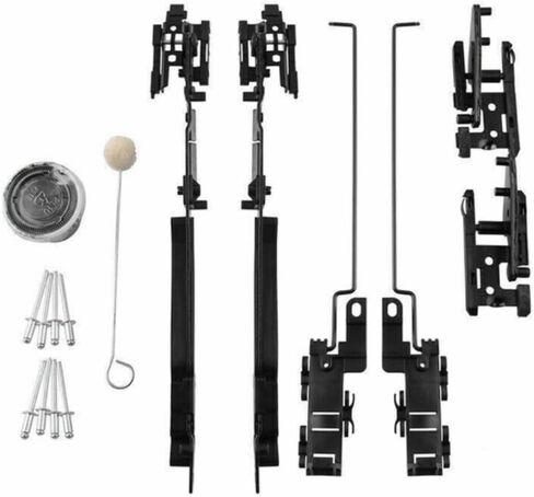 Repair Kit Sunroof Track Assembly (Black) for Navigator for Mark LT for Expedition for F350/F250/F150 for F450/F350/F250 SuperDuty 02ES-R1201-ABK RK0002 in Saudi Arabia