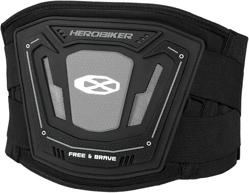 Motorcycle Kidney Belt,Adjustable Gym Home Workout Back Brace Waist Protection Strap for Running Travel Motorbike Adults , Gray in Saudi Arabia