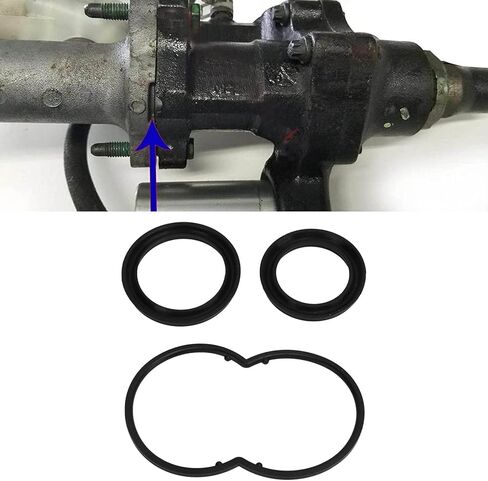 3 Pcs Hydraulic Booster Repair Kit Rubber Black Hydraulic Booster Rebuild Seal Kit Replacement in Saudi Arabia