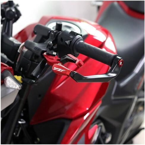 Handguard Motorcycle Handlebar Grips Guard Brake Clutch Lever Protector for Yam&aha YZF R1 R6 2005 2006 2007 2008 2009 2010 2011 2012 2013, Black in Saudi Arabia