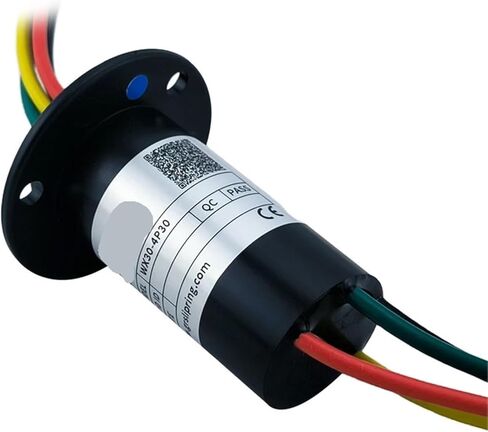 WX30-4P30 OD 30mm 4-way 30A cap-type electric slip ring 30A large current conductive slip ring small size electric slip ring in Saudi Arabia