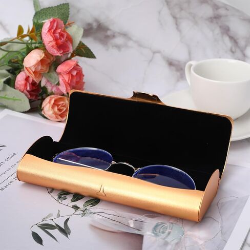 Hifot Aluminium Glasses Case, Slim Reading Glasses Case, Portable Travel Metal Eyeglass Spectacles Protection Hard Shell Case in Kuwait