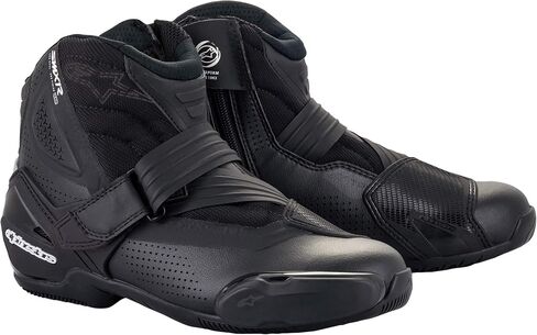 Alpinestars Stella SMX-1 R V2 أحذية تنفيس ، أحذية الدراجات النارية القصيرة للسيدات ، معتمد من CE ، 39 ، أسود in Saudi Arabia