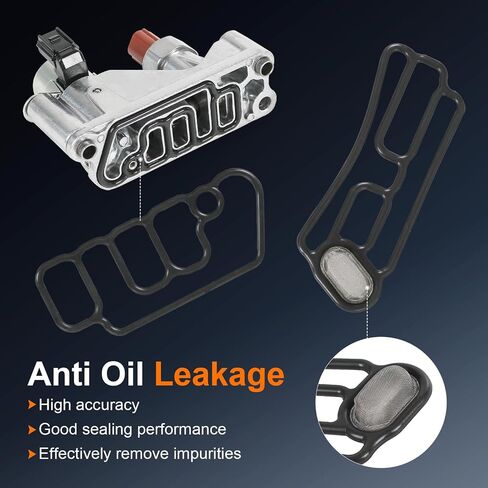 918-056GS VTEC Solenoid Gasket Filter Kit متوافقة مع Acura RDX Honda Accord Crosstour Odyssey Pilot 3.5L 2008-2016 Cylinder VVT Solenoid Sket Gasket in Saudi Arabia