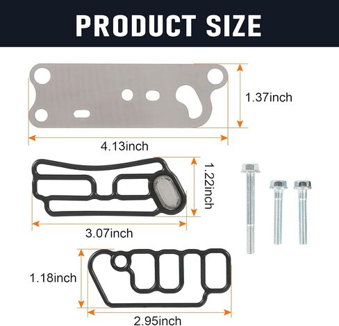 918-056GS VTEC Solenoid Gasket Filter Kit متوافقة مع Acura RDX Honda Accord Crosstour Odyssey Pilot 3.5L 2008-2016 Cylinder VVT Solenoid Sket Gasket in Saudi Arabia