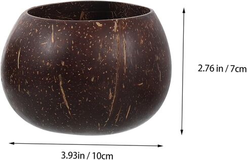 Alipis 2Pcs Coconut Shell Candle Holders Natural Soy Wax Creative Decorative Candle Bowls for Home Decor for Dining and Relaxation in Saudi Arabia