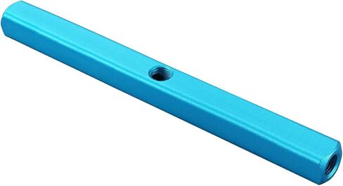 Baomain Manifold Block Pneumatic 6 Way 9 Port 1/4" PT Threaded Ports Quick Connect Air Hose Inline in Kuwait