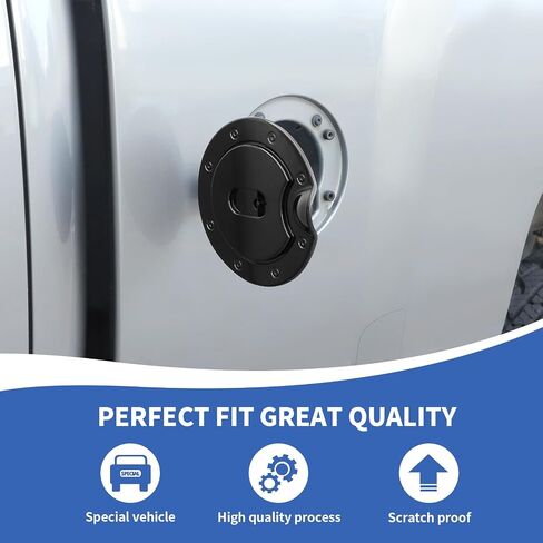غطاء خزان الغاز في Chrome Find Filler Cover متوافق مع Chevy Silverado & GMC-Sierra 2007-2013 in Saudi Arabia