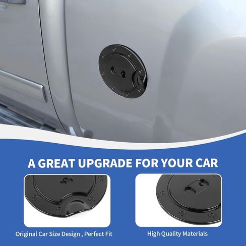 غطاء خزان الغاز في Chrome Find Filler Cover متوافق مع Chevy Silverado & GMC-Sierra 2007-2013 in Saudi Arabia