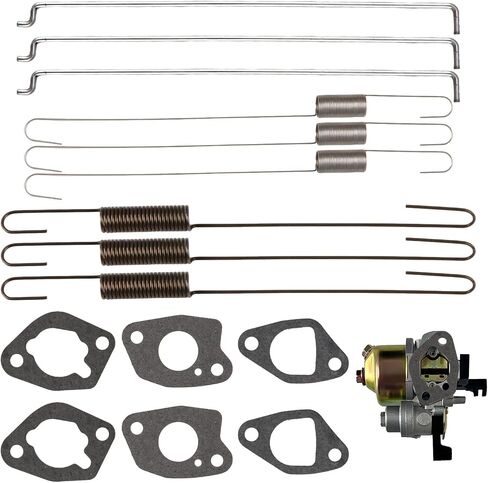 15 Pack Predator 212 Carburetor Throttle Return Spring Kit, 212cc Non Hemi Carb Rebuild Exhaust Intake Gasket Kit Compatible with Honda Clone GX160 GX200 Predator 196cc 212cc Small Engines in Saudi Arabia