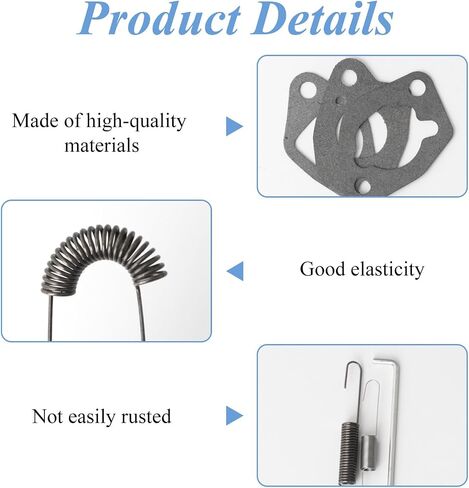 15 Pack Predator 212 Carburetor Throttle Return Spring Kit, 212cc Non Hemi Carb Rebuild Exhaust Intake Gasket Kit Compatible with Honda Clone GX160 GX200 Predator 196cc 212cc Small Engines in Saudi Arabia