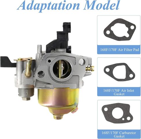 15 Pack Predator 212 Carburetor Throttle Return Spring Kit, 212cc Non Hemi Carb Rebuild Exhaust Intake Gasket Kit Compatible with Honda Clone GX160 GX200 Predator 196cc 212cc Small Engines in Saudi Arabia