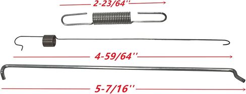 Governor Spring Link Rod & Rod Spring Set For Predator 1" IN. Water Pump 79cc 99cc 3HP Engine 1800/1400 Watts Generator For Coleman Powersports 98cc 100cc 3HP CK100-S CT100U Go Kart Scooter Mini Bike in Saudi Arabia