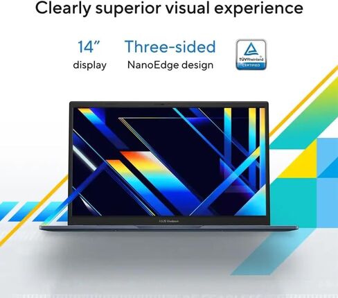 ASUS 2024 Newest Vivobook Slim Laptop, 15.6 FHD Touch Screen Display, 10-Core Intel Core i7-1255U (Beats i9-11900H), WiFi 6, Backlit Keyboard, W/Stylus, Windows 11 Pro(40GB|2048GB SSD), Quiet Blue in Saudi Arabia