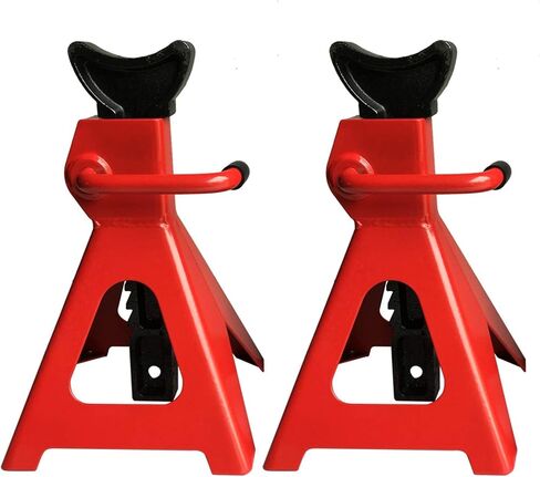3 Ton Jack Stands Pair Double Locking Lifted Trucks Car Auto RV Trailer Stand (Set of 2) in Saudi Arabia