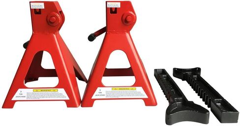 3 Ton Jack Stands Pair Double Locking Lifted Trucks Car Auto RV Trailer Stand (Set of 2) in Saudi Arabia