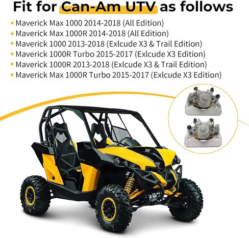 M MATI الخلفية الخلفية اليسار والفرامل اليمنى ل CAN-AM مافريك 1000 1000R توربو 2013-2018 مافريك ماكس 1000 1000R توربو 2014-2018 705601089 705601090 in Saudi Arabia