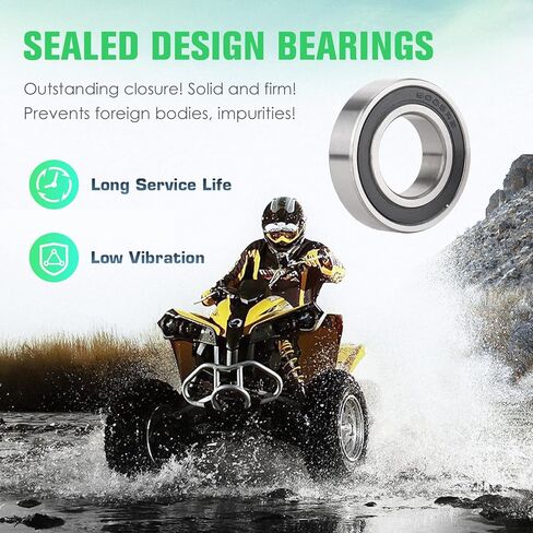 Youxmoto Front Left/Right CV Axle & Wheel Bearing Kit for Kawasaki Mule 2510 3010 4010 4x4 Diesel (KAF620 KAF950) 2001 2002 2003 2004 2005 2006-2022; 4340 Chromoly Stee CV Axle Drive Shaft in Kuwait
