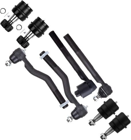 SCITOO 8-PC SET Front Suspension Tie Rod Kit - Fit For Jeep Grand Cherokee Inner Tie Rod End Outer Tie Rod End Lower & Upper Ball Joint in Saudi Arabia