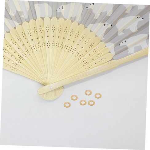 VABUELLY 10pcs برشام الفواصل إكسسوارات إكسسوارات يدوية المروحة الاستبدال لطي إصلاح مروحة إصلاح in Saudi Arabia