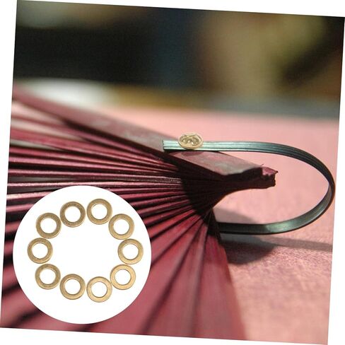 VABUELLY 10pcs برشام الفواصل إكسسوارات إكسسوارات يدوية المروحة الاستبدال لطي إصلاح مروحة إصلاح in Saudi Arabia
