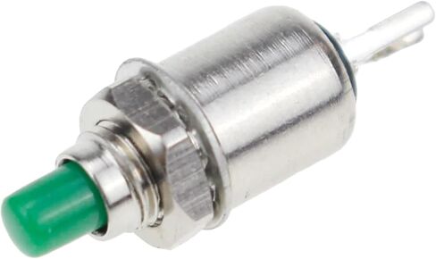 مفتاح زر الضغط لحظة 5 مم ، عودة الربيع ، 0.5A 125VAC ، 10 عبوات (أخضر) in Kuwait
