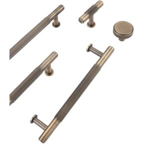 Antique Brass Vertical Pattern Pull Retro Vintage Drawer Kitchen Cabinet Long Handle 1Pcs(1030-30-Antique) in Saudi Arabia