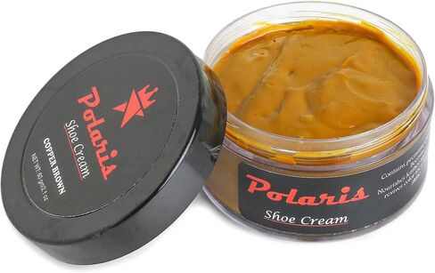 Polaris Shoe Cream High Shine Leather Shoes Shiner Boot Polish For Handbags,Jacket, Formal shoes,Purse,slippers,Loafer, in Saudi Arabia