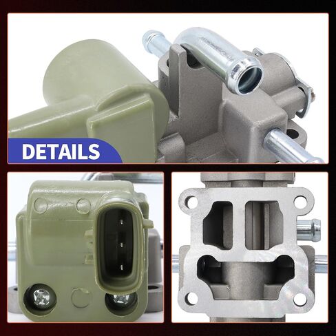 Hisport Idle Control Valve مع Gasket 22270-62050 متوافق مع Toyota Tundra 2000-2003 ، T100 1997-1998 ، Tacoma 1997-2004 ، 4Runner 1996-2000 3.4L V6 فقط نقل يدوي مناسب in Saudi Arabia