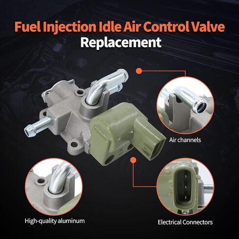Hisport Idle Control Valve مع Gasket 22270-62050 متوافق مع Toyota Tundra 2000-2003 ، T100 1997-1998 ، Tacoma 1997-2004 ، 4Runner 1996-2000 3.4L V6 فقط نقل يدوي مناسب in Saudi Arabia