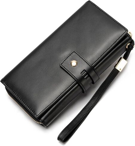 Genuine Leather Vintage Mens Wallet Bifold Design Zip Coin Pocket Ample Storage for Everyday Use Travel Business Brown in Saudi Arabia