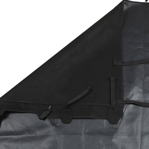 Soft Top Bikini Top Cover - 4-Door Leather for Jeep for Gladiator 2020-2022 1pc Front Rear Upper,Exterior Black STBTCAF2JJG4L in Saudi Arabia