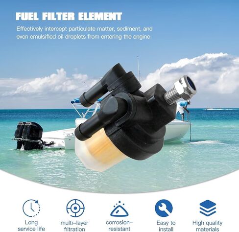 Fuel Filter 6R3-24560-00-00 Replacement Part for Yamaha F175 F200 F225 HP Motors in Saudi Arabia