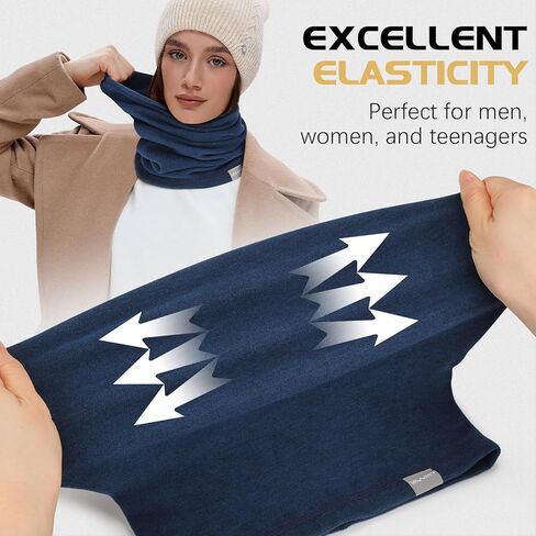 Neck Gaiter Winter Neck Warmer for Men & Women Windproof Face Mask for Cold Weather Breathable Ski Face Cover Scarf in Saudi Arabia