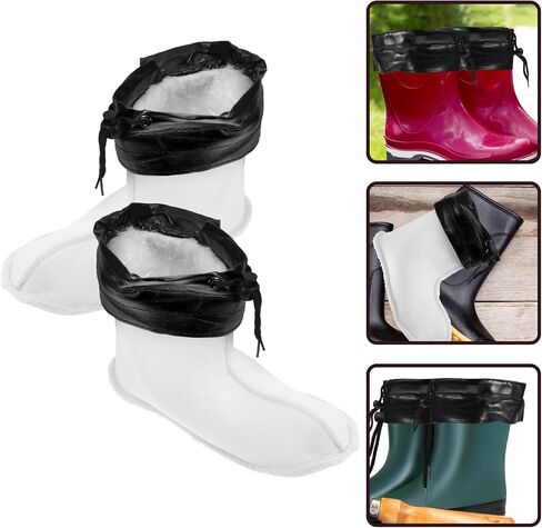 GANAZONO Rain Boot Covers Waterproof Rain Boot Liners for Women Men Removable Design in Saudi Arabia