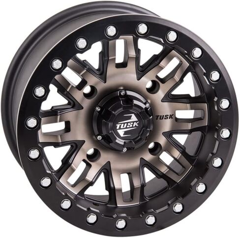 TUSK 4/156 Teton Beadlock Wheel 14x7 5.0 + 2.0 Smoke/Black for Polaris General 4 1000 Sport 2025 in Saudi Arabia